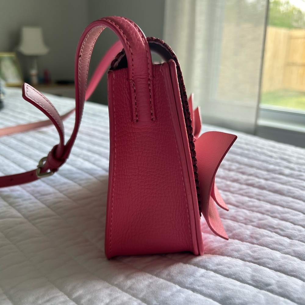 Kate Spade pink bow crossbody purse - Picture 3 of 5